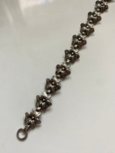 Load image into Gallery viewer, Antique Flower Sterling Silver Bracelet
