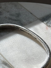 Load image into Gallery viewer, Mexico Vintage Blue Enamel Solid 950 Silver Bangle Bracelet
