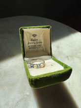 Load image into Gallery viewer, Pearl Blue Topaz Sterling Silver Ring Size 8
