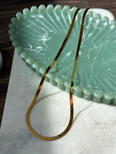 Load image into Gallery viewer, Gold Vermeil Herringbone Chain 24”
