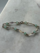 Load image into Gallery viewer, Midcentury 1/20 12k Gold Filled Bead Bracelet 8”
