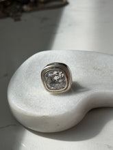 Load image into Gallery viewer, Chunky Quartz Sterling Silver Ring Size 6.25

