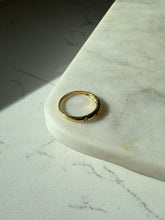 Load image into Gallery viewer, Vintage 14k Yellow Gold Natural Diamond Flush Set Band Size 9
