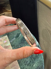Load image into Gallery viewer, Mexico Vintage Hammered Sterling Silver Bangle Bracelet
