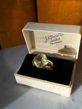 Load image into Gallery viewer, Chunky Yellow Sterling Silver Ring Size 9.25
