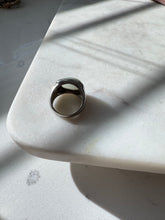 Load image into Gallery viewer, Jade Sterling Silver Ring Size 7
