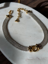 Load image into Gallery viewer, Vintage OLCI Two-Tone Necklace
