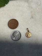 Load image into Gallery viewer, Vintage Mini Cherub 14k Gold Charm
