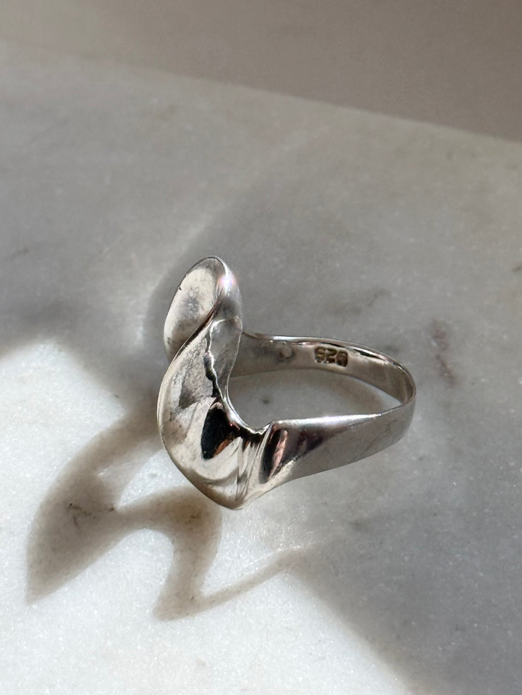 Vintage Sterling Silver Ring Size 6.5