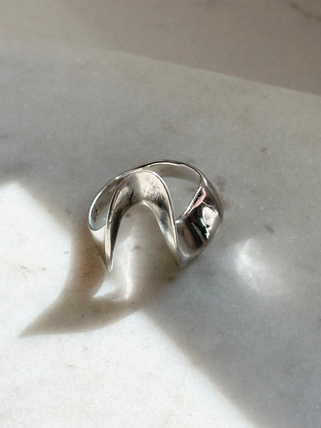 Vintage Sterling Silver Ring Size 6.5