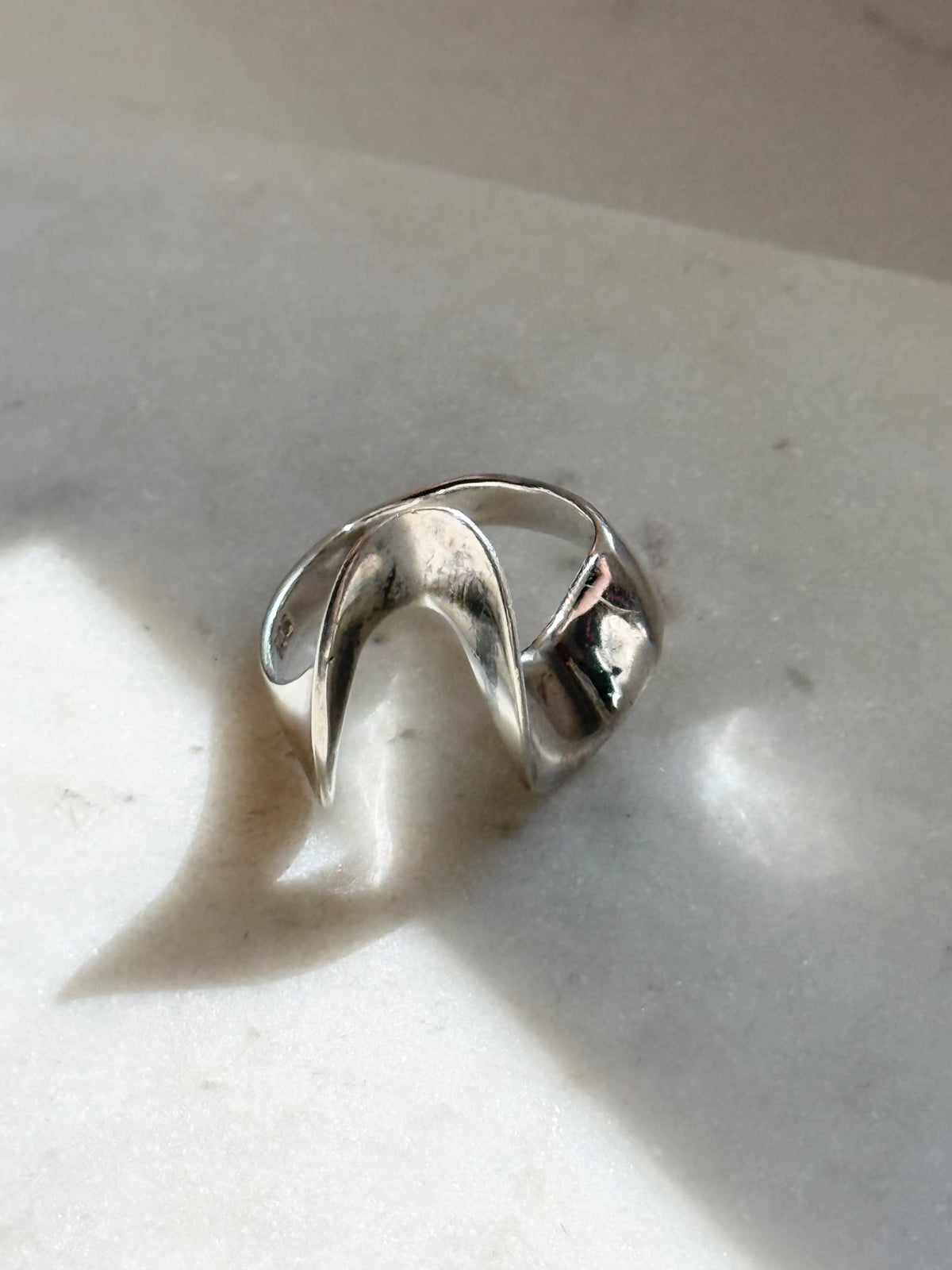 Vintage Sterling Silver Ring Size 6.5
