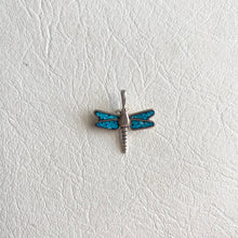 Load image into Gallery viewer, Sterling Silver .925 Turquoise Dragonfly Pendant
