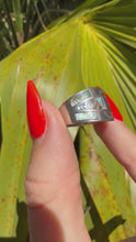 Load and play video in Gallery viewer, Abalone Sterling Silver Ring Size 8
