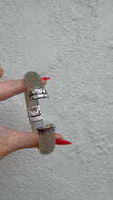 Load and play video in Gallery viewer, Silpada Sterling Silver Resin Bangle Bracelet
